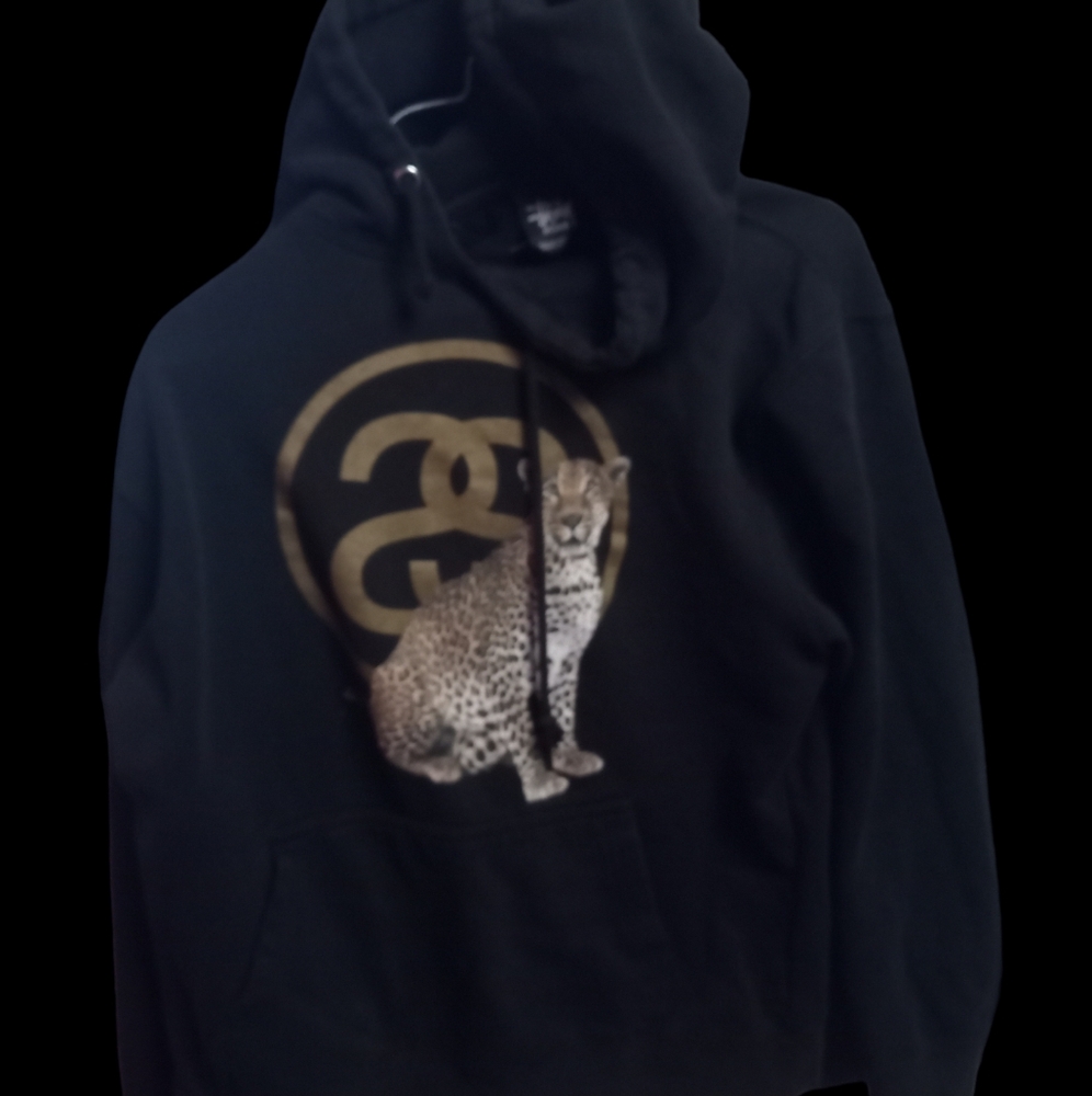 Stussy hoodie medium black
